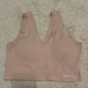 Super soft and comfy long line bra with removable pads